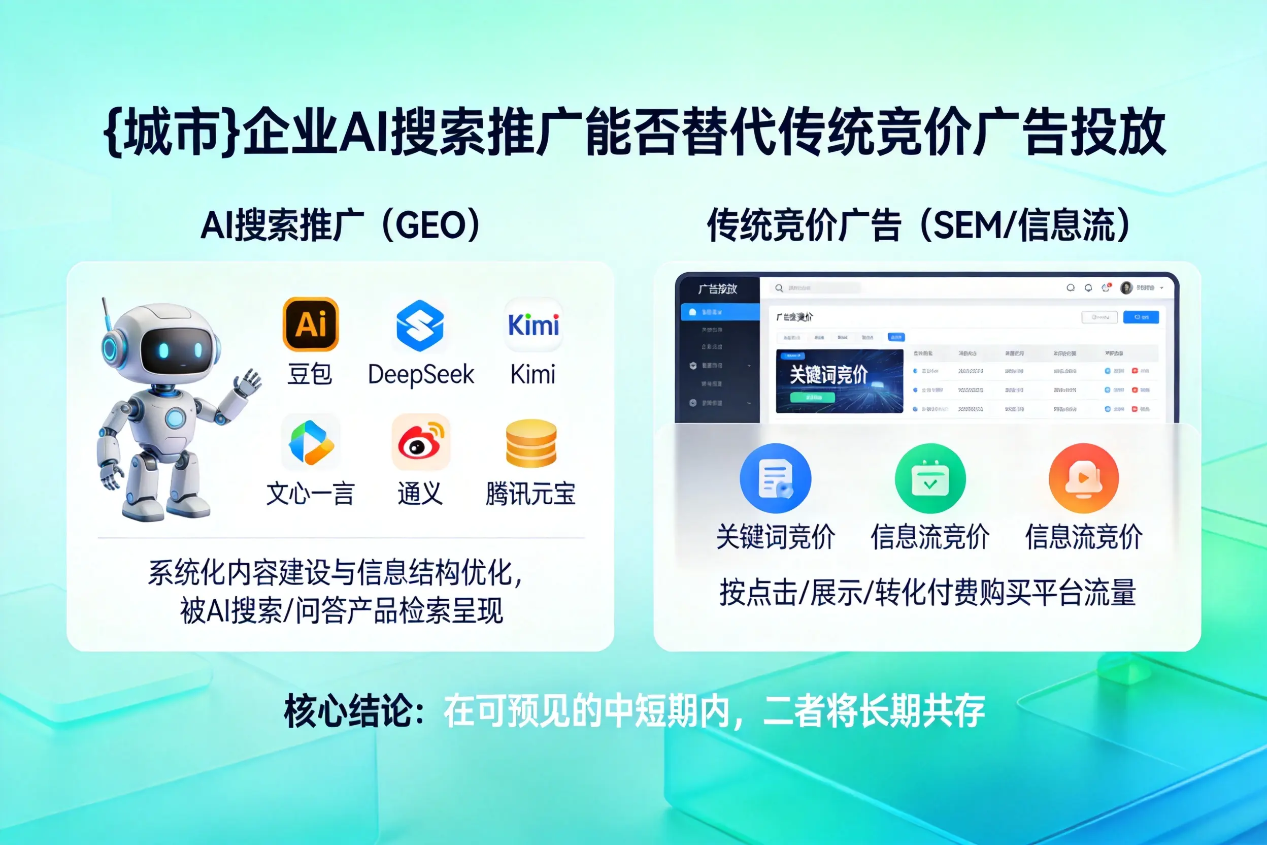 桂林企业AI搜索推广能否替代传统竞价广告投放