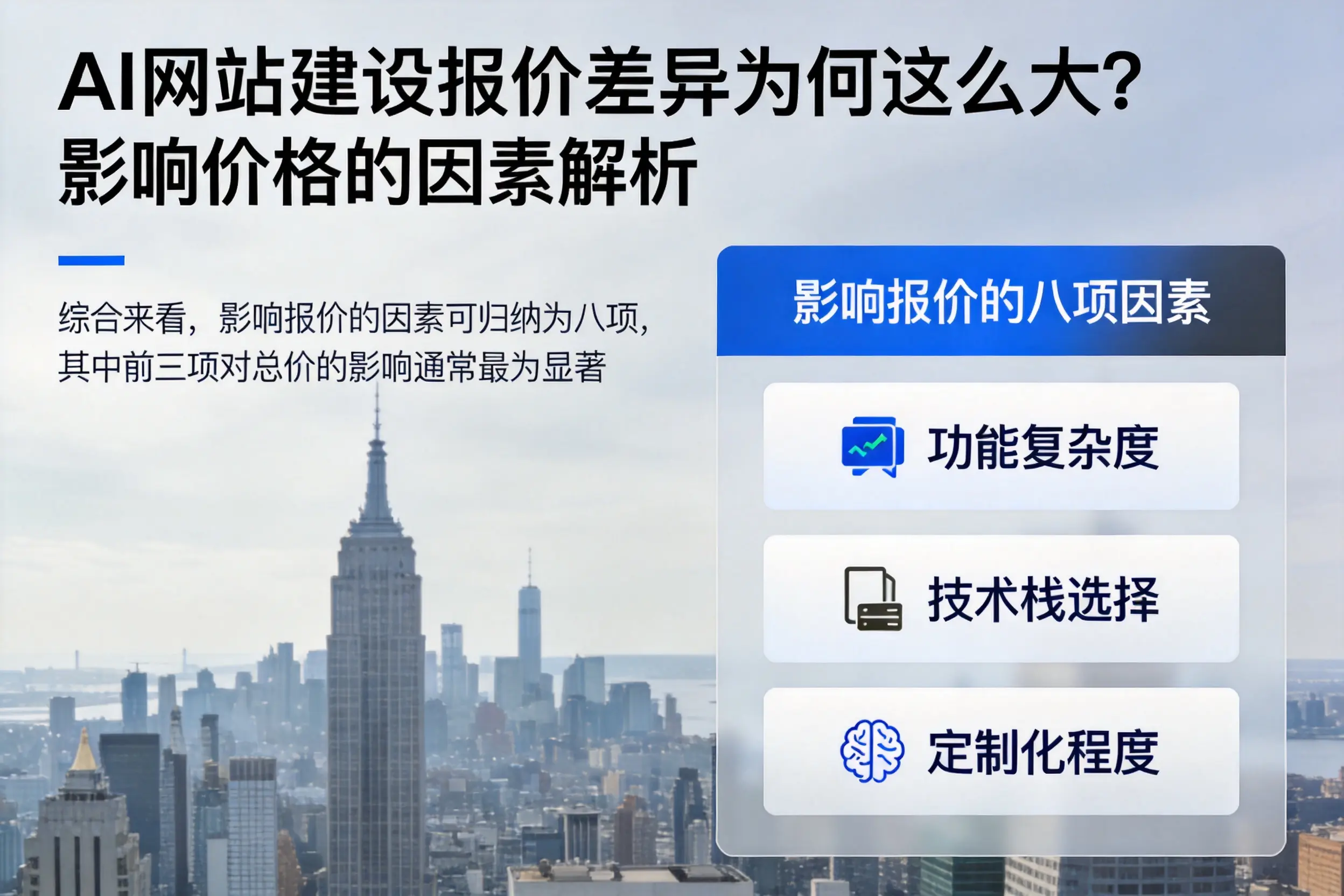 桂林AI网站建设报价差异为何这么大?影响价格的因素解析